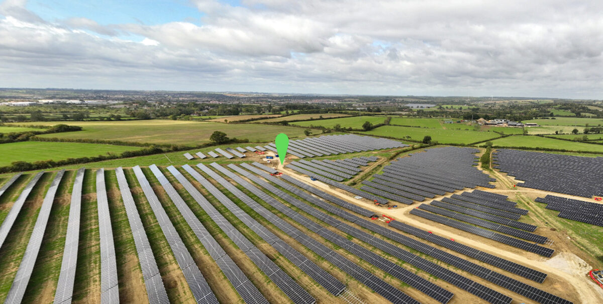 Drone shot of Trinity