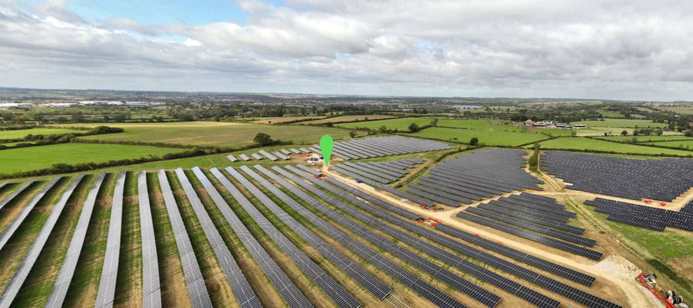 Drone shot of Trinity